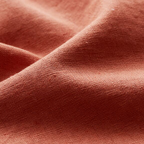 Linen Cotton Blend Plain – copper | Remnant 60cm, 