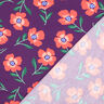 Brushed Sweatshirt Fabric Flowers | by Poppy – red lilac/lobster,  thumbnail number 4