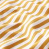 Cotton Jersey Narrow Stripes – mustard/white,  thumbnail number 2