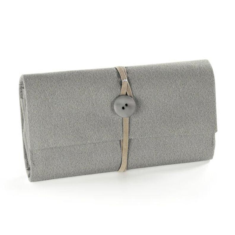 Felt 90 cm / 3 mm thick – light grey,  image number 4