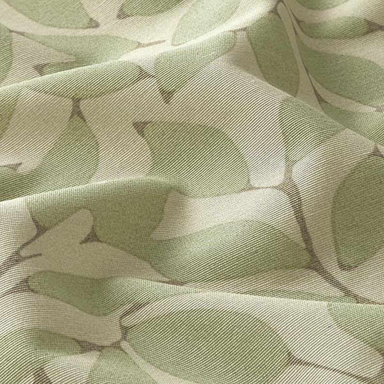 Decor Fabric Canvas Blurred Leaves – natural/reed, image number 2