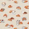 Decor Fabric Half Panama fresh croissants – light brown/natural,  thumbnail number 1