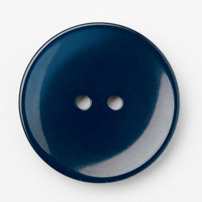 2-hole button shiny [Ø 25 mm] – midnight blue,  image number 1