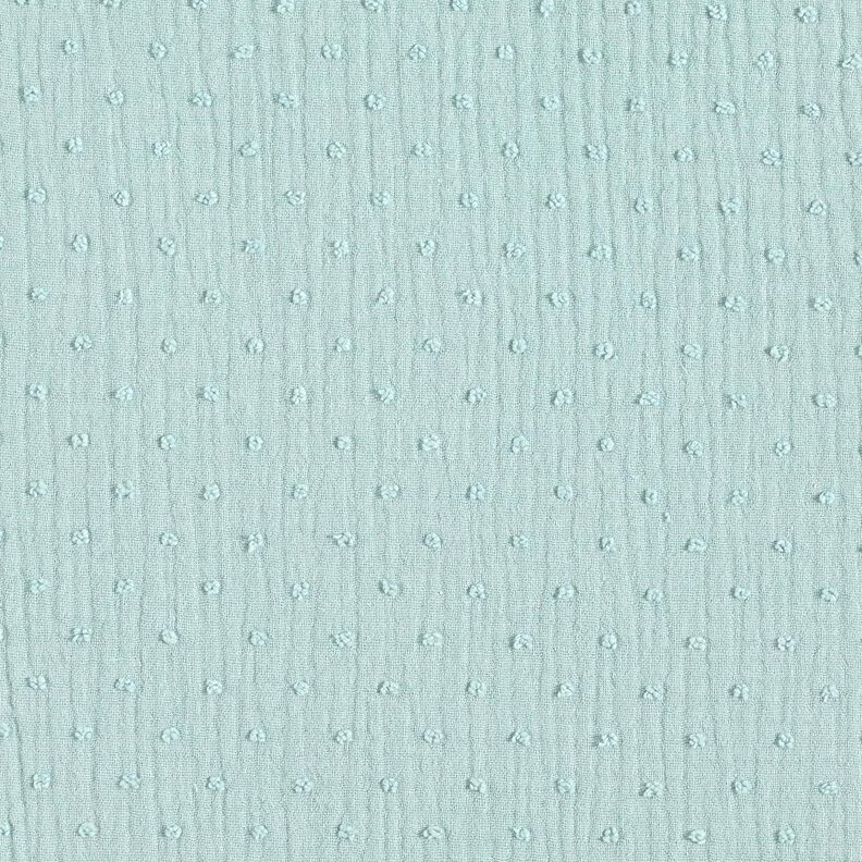 Double Gauze/Muslin dobby – mint,  image number 1