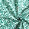 Coated Cotton abstract palm fronds &ndash; peppermint/ivory,  thumbnail number 3