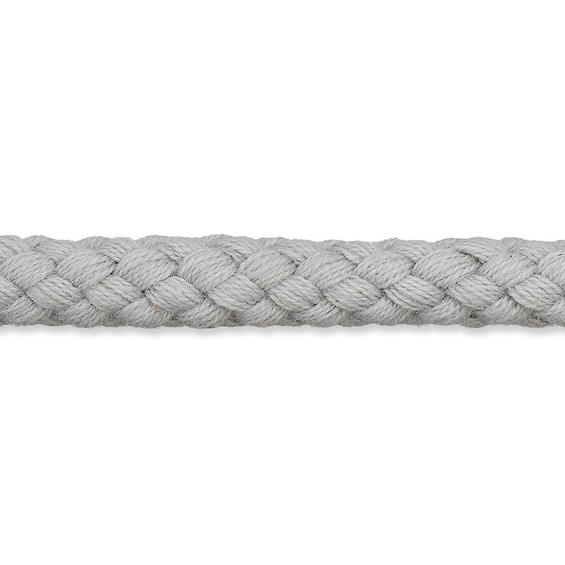 Cotton cord [Ø 7 mm] – light grey,  image number 1