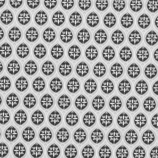 Cotton Cretonne Tile Ornaments – grey/anthracite,  image number 1