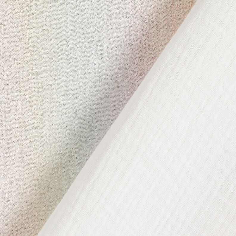 Double Gauze/Muslin Shimmer glitter Foil Print | by Poppy white,  image number 6