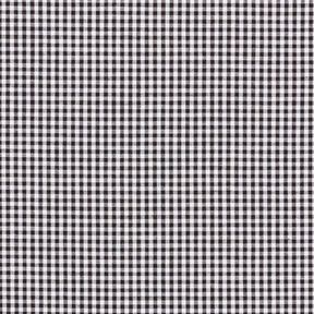 Cotton Poplin Small Gingham, yarn-dyed – black/white, 