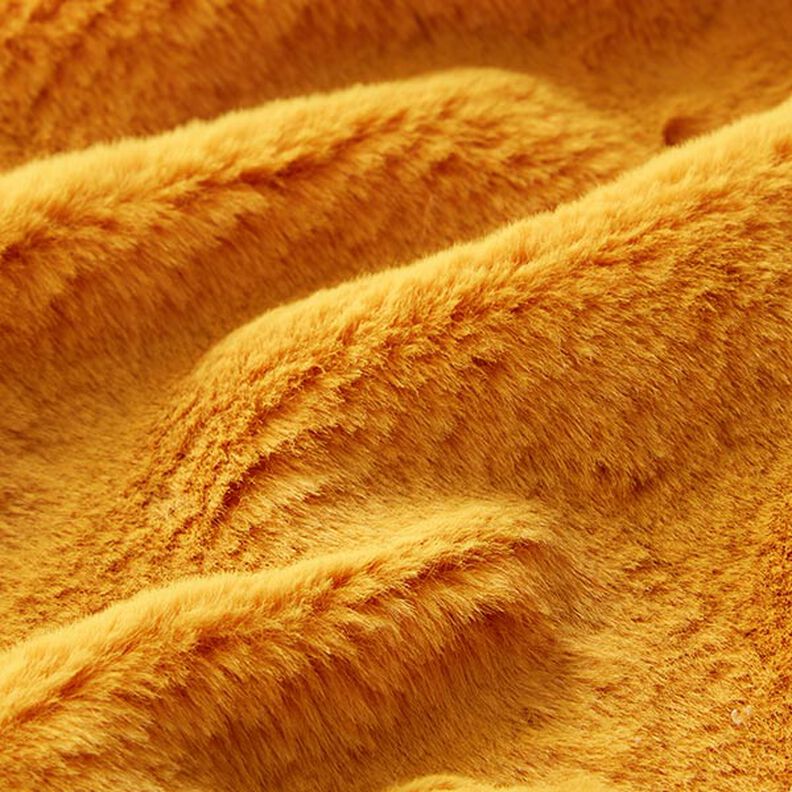 Upholstery Fabric Faux Fur – curry yellow,  image number 3