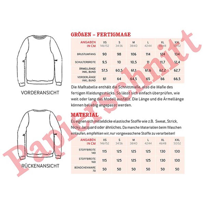 FRAU DENIZ Timeless Jumper with Waistband | Studio Schnittreif | XS-XXL,  image number 8