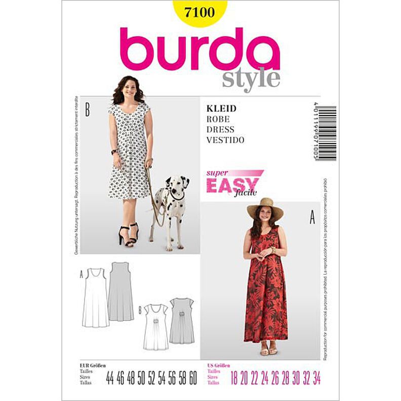Summer Dress, Burda 7100,  image number 1
