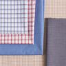 Shirt fabric small check – black/light blue,  thumbnail number 5