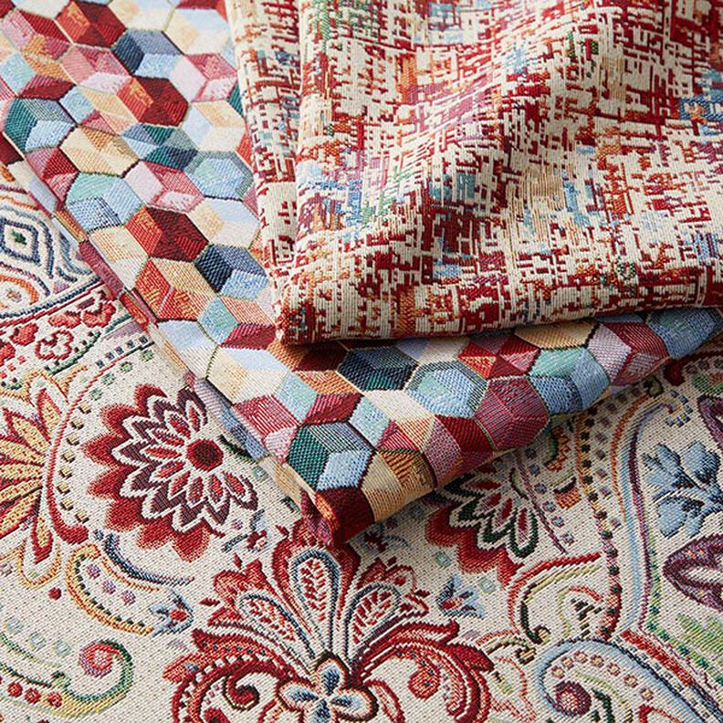 Decor Fabric Tapestry Fabric Colourful Hexagons,  image number 5