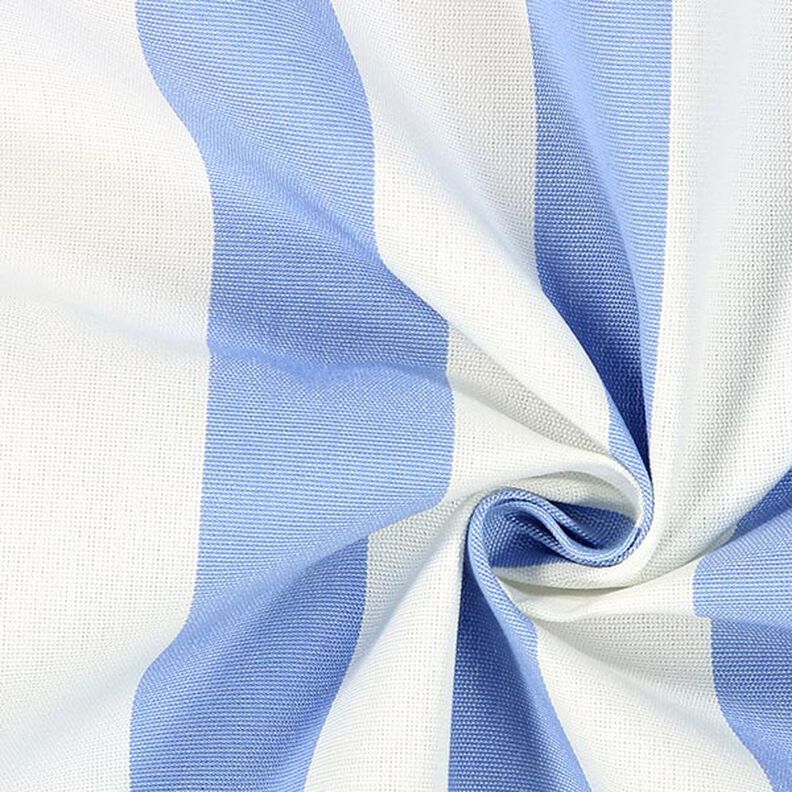 Awning fabric stripey Toldo – white/light blue,  image number 2