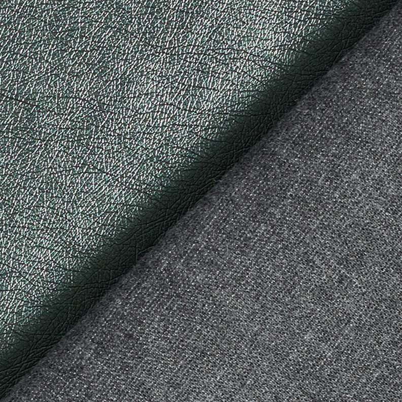 Imitation Leather Metallic Shine – dark green,  image number 3
