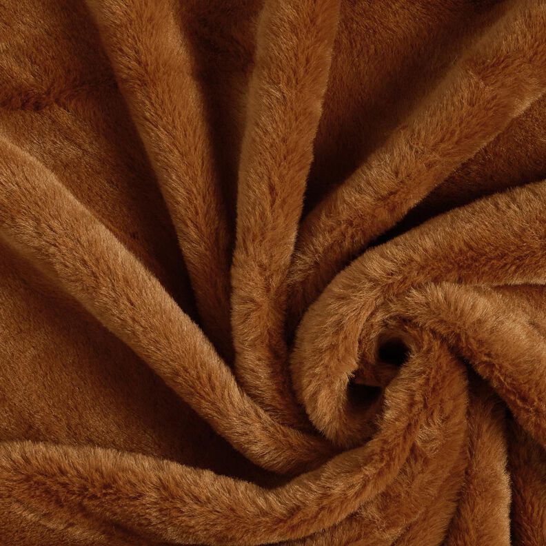 high-quality solid-color faux fur – copper,  image number 1