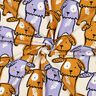 Cotton Jersey floppy-eared dogs | Poppy Fabrics – offwhite,  thumbnail number 3