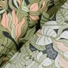 Cotton Cretonne tropical leaves – black/green,  thumbnail number 3