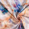 viscose fabric Flowers and Waves Digital Print – apricot/mauve,  thumbnail number 3