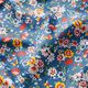 Coated Cotton cute flowers – royal blue,  thumbnail number 3