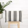 Outdoor Fabric Canvas Fine Stripe Mix – black/white,  thumbnail number 7