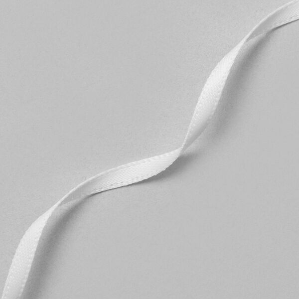 Satin Ribbon [3 mm] – white,  image number 3