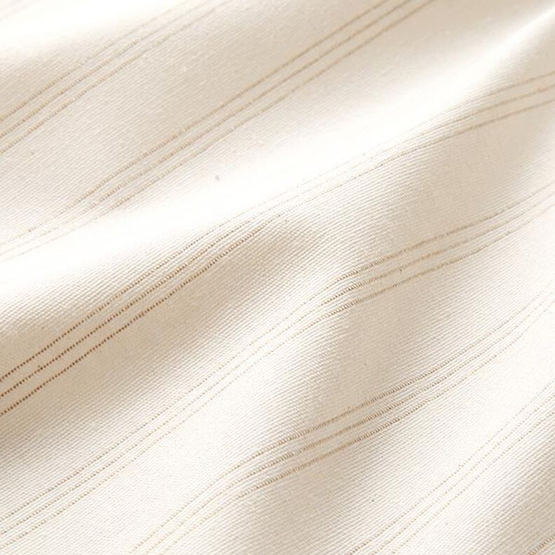 Decorative fabric, canvas three stripes, recycled – beige,  image number 2
