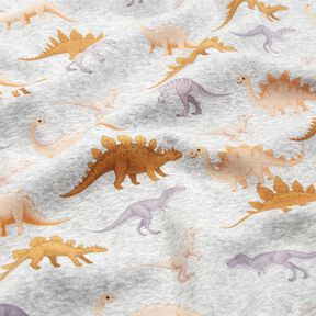 Alpine Fleece Dinosaurs – natural/caramel, 