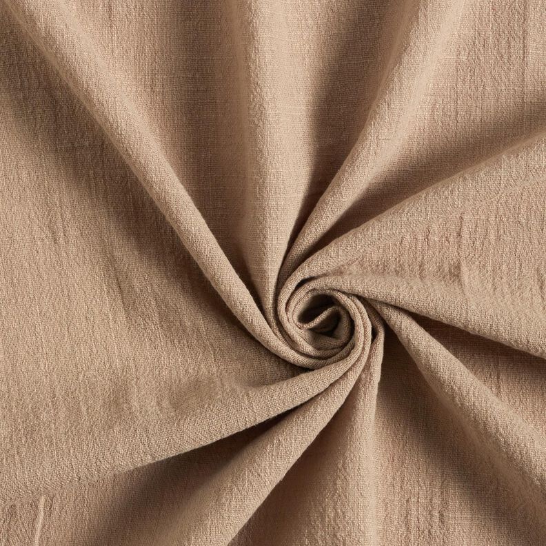 Linen look cotton fabric – dune,  image number 1