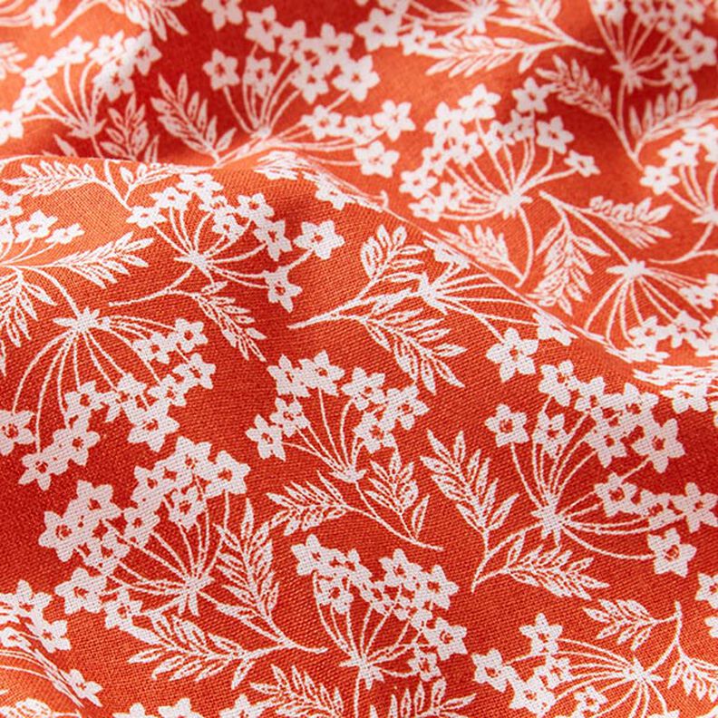 Cotton Cretonne Small Umbels – terracotta, image number 2