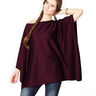 Plain crinkle lightweight blouse fabric – merlot,  thumbnail number 4