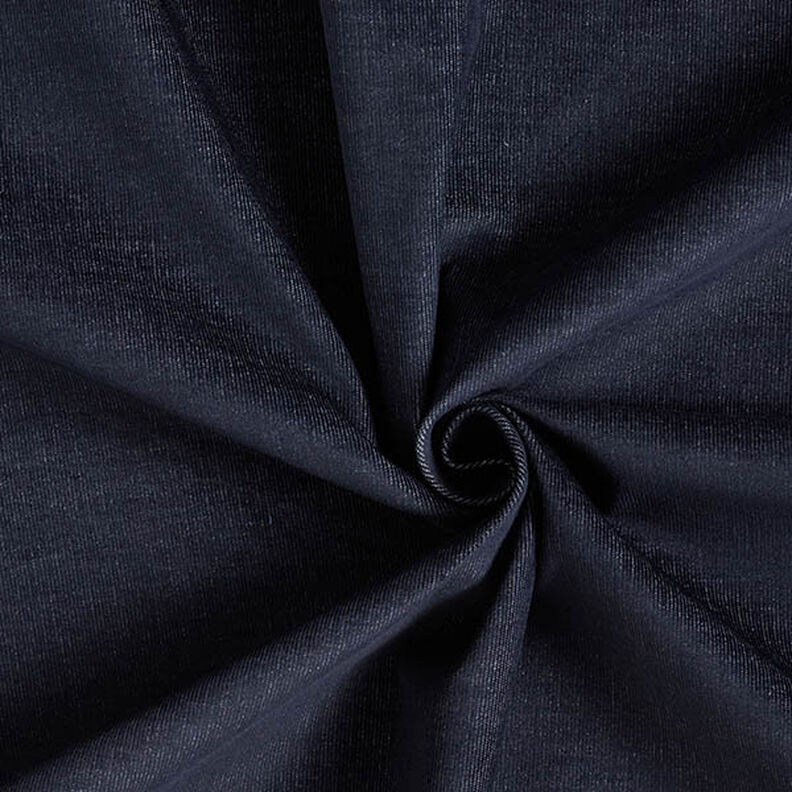 Stretch fine denim look corduroy – navy blue,  image number 1