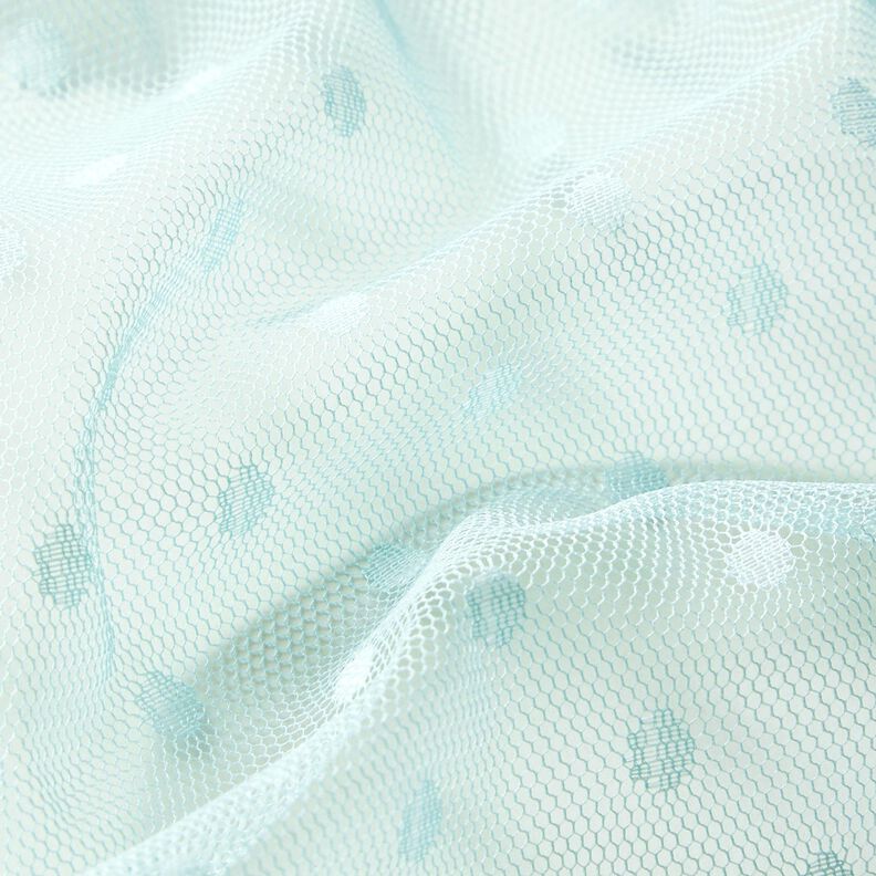 Dots soft mesh – pale mint,  image number 3