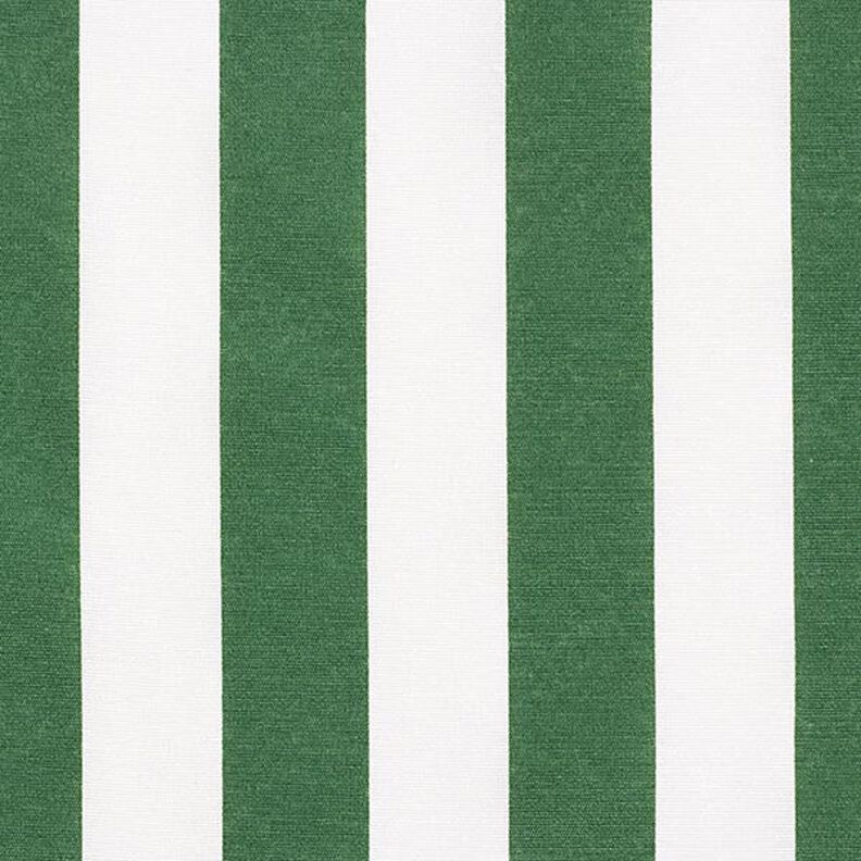 Decor Fabric Canvas Stripes – green/white,  image number 1
