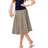 Linen fabric ramie mix stonewashed, heavy quality – olive,  thumbnail number 5