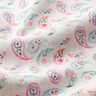 Paisley linen blend – ivory/pink,  thumbnail number 2
