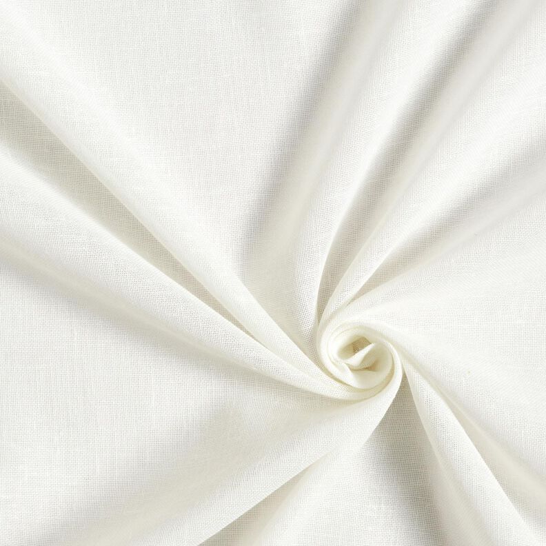 Curtain Fabric Linen Blend Plain – offwhite, image number 3