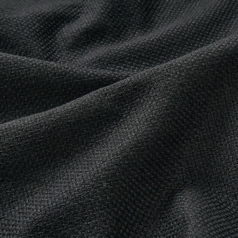 Upholstery Fabric fine relief structure – black,  image number 2