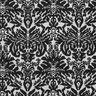 jacquard jersey ornaments – metallic silver/black,  thumbnail number 1