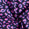 Coated Cotton abstract Leo | Poppy Fabrics – midnight blue/pink,  thumbnail number 3