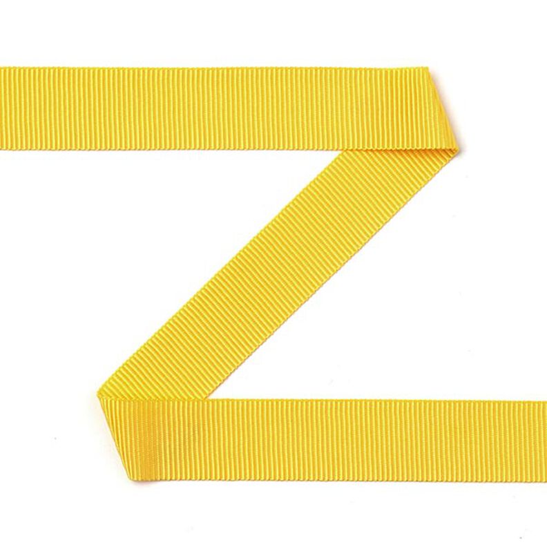 Corded ribbon uni – yellow,  image number 1