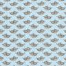 Cotton Jersey Fox with Glasses – baby blue,  thumbnail number 1