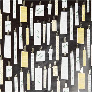 Gift Paper Candle | Rico Design – black, 