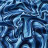 Viscose crepe waves – navy blue/royal blue,  thumbnail number 2
