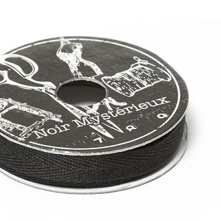 Twill Tape [2m] Mini Roll | 17 – black, 
