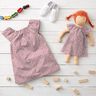 Double Gauze/Muslin two-tone flower tendrils – light dusky pink,  thumbnail number 5