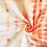 GOTS Cotton Batiste border fabric checks with colour gradient | TCC x LOOKS by Wolfgang Joop – fire,  thumbnail number 5