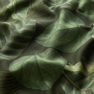 Outdoor Fabric Canvas Palm Leaves – dark green, 