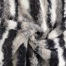 abstract stripes faux fur – offwhite/midnight blue,  thumbnail number 3